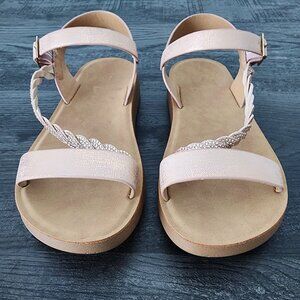Link Girls' Cross-Strap Sandals
